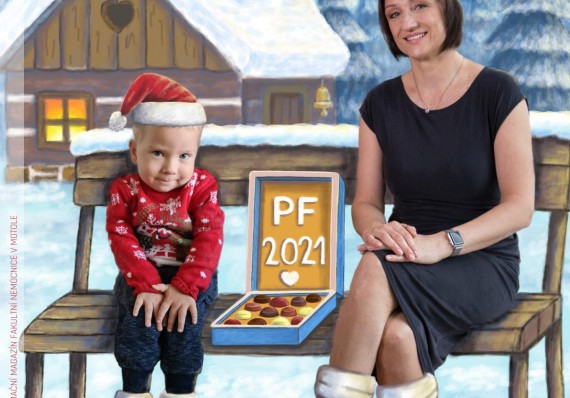 Prosincové vydání časopisu Motol IN s Maxíkem a paní doktorkou MUDr. Janou Haberlovou, Ph.D.